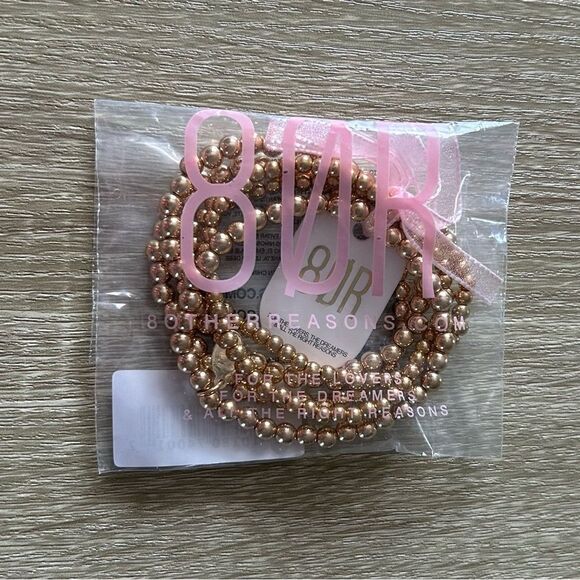 NEW … 8 OTHER REASONS “Set Of 5” Beaded Bracelets - Picture 4 of 6